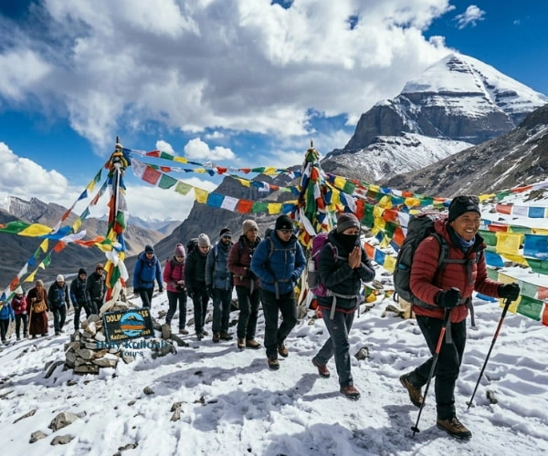 Dolma La Pass Kailash Kora Trek, Dirapuk to Zuthulpuk